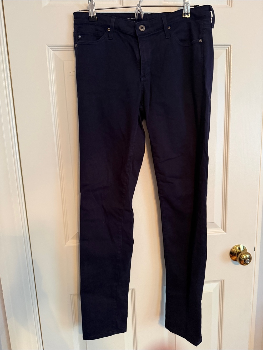 Ag Adriano Goldschmied Dark Navy Skinny Jeans